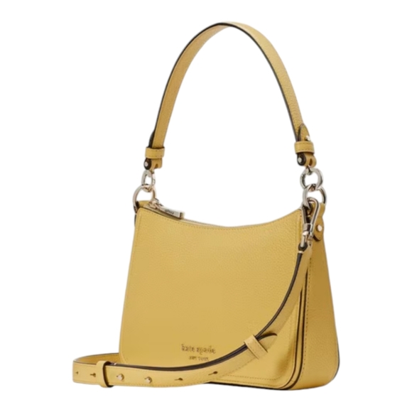 Kate Spade Hudson Crossbody Mullein Yellow Leather Handbag/Purse Med NWOT - Picture 5 of 7